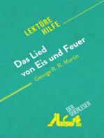 Das Lied von Eis und Feuer von George R.R. Martin (Lektürehilfe): Detaillierte Zusammenfassung, Personenanalyse und Interpretation