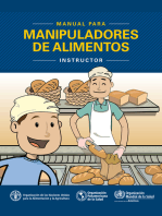 Manual para manipuladores de alimentos: Instructor