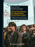 Gewerkschaften im deutschen Einheitsprozess: Möglichkeiten und Grenzen in Zeiten der Transformation