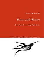 Sinn und Sinne: Drei Versuche zu Hugo Kükelhaus