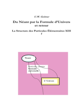 Du Néant à la Formule Universelle et retour: La structure des particules élémentaires XIIIf