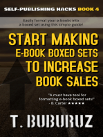 Start Making E-Book Boxed Sets to Increase Book Sales