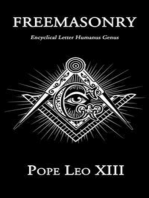 Freemasonry: Encyclical Letter Humanus Genus