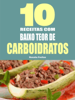 10 Receitas com baixo teor de carboidratos