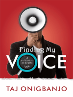 Finding My Voice. A Collection of Poems.