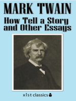 How Tell a Story and Other Essays