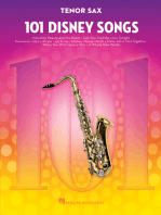 101 Disney Songs: for Tenor Sax