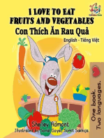 I Love to Eat Fruits and Vegetables (English Vietnamese Bilingual Book): English Vietnamese Bilingual Collection