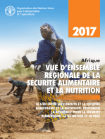 Afrique vue d’ensemble régionale de la sécurité alimentaire et la nutrition 2017. Le lien entre les conflits et la sécurité alimentaire et la nutrition: Renforcer la résilience pour la sécurité alimentaire, la nutrition et la paix