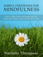 Simple Strategies for Mindfulness