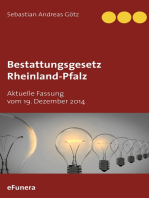 Bestattungsgesetz Rheinland-Pfalz: Aktuelle Fassung vom 19. Dezember 2014