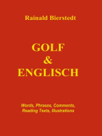 Golf & Englisch: Words, Phrases, Comments, Reading Texts, Illustrations