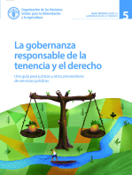 La gobernanza responsable de la tenencia y el derecho: Una guía para juristas y otros proveedores de servicios jurídicos