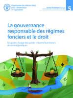 La gouvernance responsable des régimes fonciers et le droit