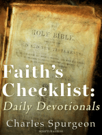 Faith’s Checkbook