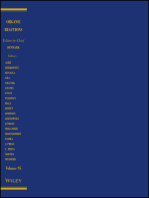 Organic Reactions, Volume 95