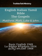 English Italian Tamil Bible - The Gospels - Matthew, Mark, Luke & John: Basic English 1949 - La Bibbia Riveduta 1924 - தமிழ் பைபிள் 1868