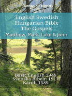 English Swedish Hungarian Bible - The Gospels - Matthew, Mark, Luke & John