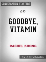 Goodbye, Vitamin: by Rachel Khong | Conversation Starters
