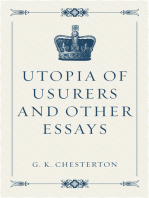 Utopia of Usurers and Other Essays