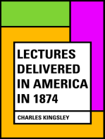 Lectures Delivered in America in 1874