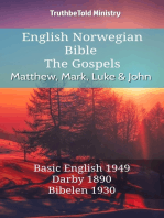 English Norwegian Bible - The Gospels - Matthew, Mark, Luke and John: Basic English 1949 - Darby 1890 - Bibelen 1930