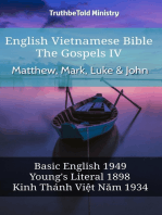 English Vietnamese Bible - The Gospels IV - Matthew, Mark, Luke & John: Basic English 1949 - Youngs Literal 1898 - Kinh Thánh Việt Năm 1934