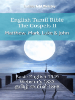 English Tamil Bible - The Gospels II - Matthew, Mark, Luke and John: Basic English 1949 - Websters 1833 - தமிழ் பைபிள் 1868