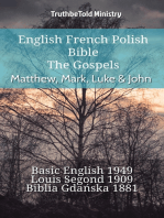 English French Polish Bible - The Gospels - Matthew, Mark, Luke & John
