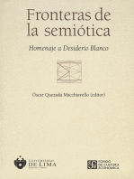 Fronteras de la semiótica: Homenaje a Desiderio Blanco