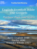 English Swedish Bible - The Gospels - Matthew, Mark, Luke and John: Basic English 1949 - Darby 1890 - Svenska Bibeln 1917