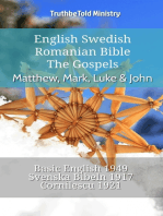 English Swedish Romanian Bible - The Gospels - Matthew, Mark, Luke & John: Basic English 1949 - Svenska Bibeln 1917 - Cornilescu 1921