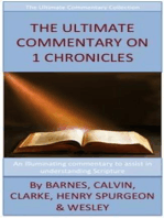 The Ultimate Commentary On 1 Chronicles: The Ultimate Commentary Collection