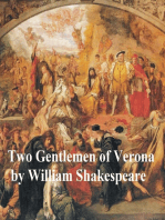 Two Gentlemen of Verona, with line numbers