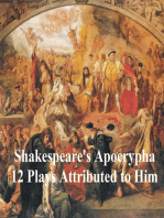 Shakespeare's Apocrypha: 12 plays