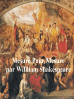 Mesure pour Mesure (Measure for Measure in French)