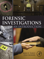 Forensic Investigations: An Introduction