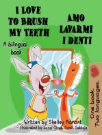 I Love to Brush My Teeth Amo lavarmi i denti: English Italian Bilingual Collection
