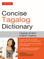 Tuttle Concise Tagalog Dictionary: Tagalog-English English-Tagalog