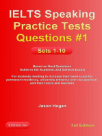 IELTS Speaking Practice Tests Questions #1 Sets 1-10