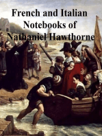 Passages from the French and Italian Notebooks of Nathaniel Hawthorne