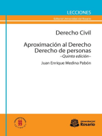 Derecho Civil. Aproximación al Derecho. Derecho de personas: Quinta edición