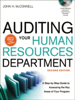 Auditing Your Human Resources Department: A Step-by-Step Guide to Assessing the Key Areas of Your Program