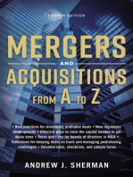 Mergers and Acquisitions from A to Z