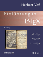 Einführung in LaTeX: unter Berücksichtigung von pdfLaTeX, XLaTeX und LuaLaTeX