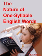 The Nature of One-Syllable English Words