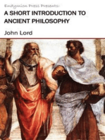 A Short Introduction to Ancient Philosophy