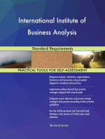 International Institute of Business Analysis Standard Requirements