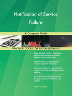 Notification of Service Failure A Complete Guide