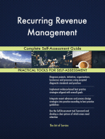 Recurring Revenue Management Complete Self-Assessment Guide